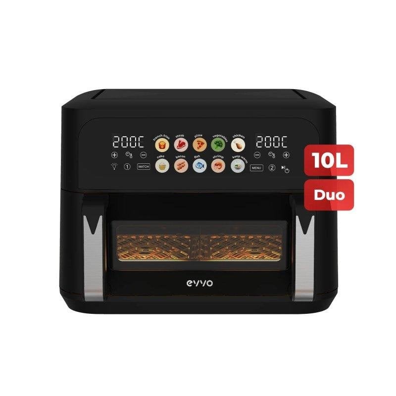 Freidora de Aire Evvo Tasty Fryer Advance Duo 10L 2900W Doble Resistencia