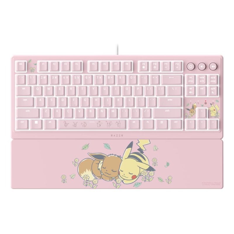Tastatur Razer Ornata V3 Tenkeyless Hybrid Membran mechanisch RGB rosa