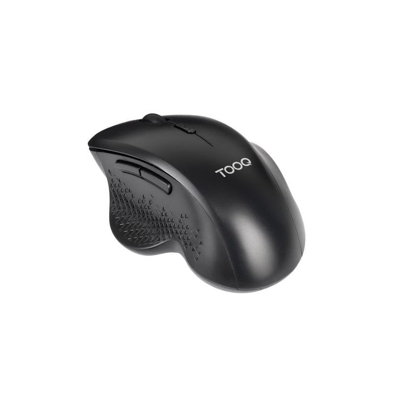 Ratón TooQ TQMWG-1105-B Sans Fil 1600 DPI Noir Ergonomique 6 Boutons