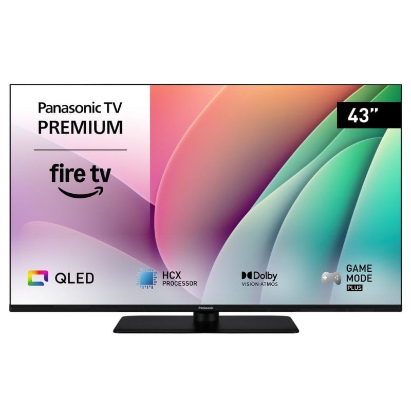 TV Panasonic QLED TV-43W80AEZC 43" 4K UltraHD 50Hz Smart TV Fire OS HDR10+ Alexa