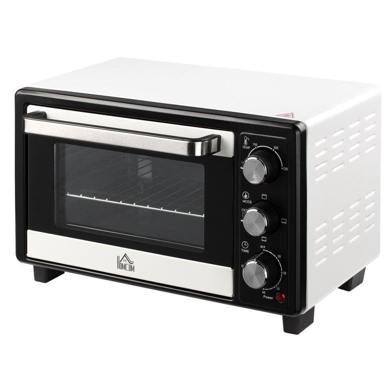 Mini Forno Welltin T1008-01-01146 16L 1400W Temporizador 3 Modos Branco e Preto