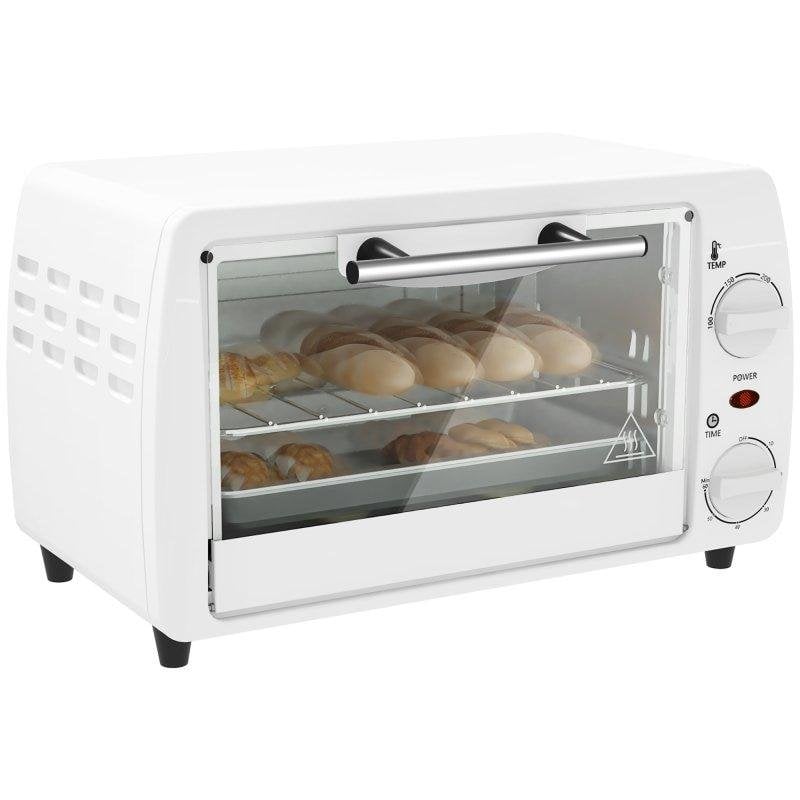Mini Four Welltin 800-084V90WT 10L 750W Minuterie 60min Température Réglable Blanc
