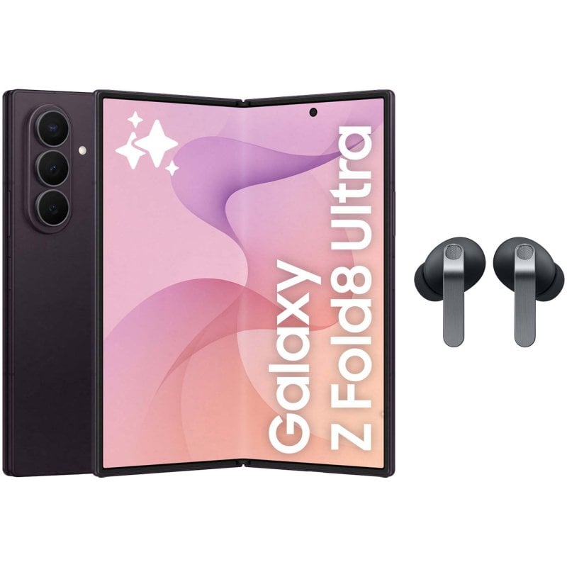 Samsung Galaxy Z Fold8 Ultra 5G 12GB 256GB 8.0" Viola Notte + Auricolari Galaxy Buds4 Pro Neri