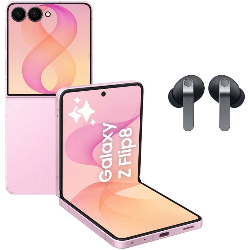 Samsung Galaxy Z Flip8 5G 12GB 512GB 6.9" Rosa + Auricolari Galaxy Buds4 Pro Neri