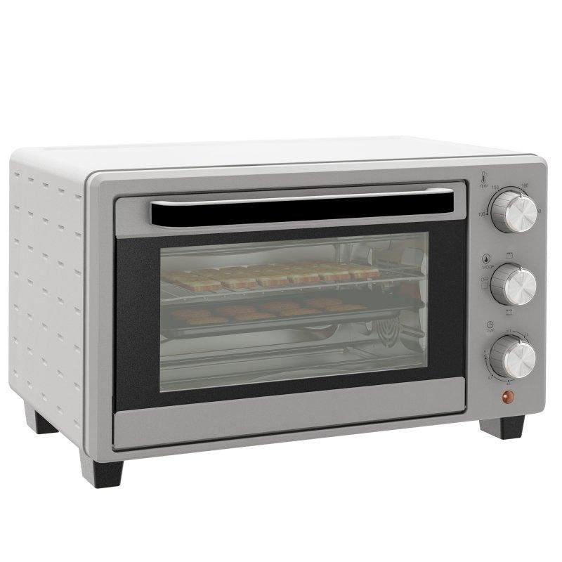 Mini Forno Welltin T1008-01-03797 21L 1400W Temporizador 60min 230°C Prateado