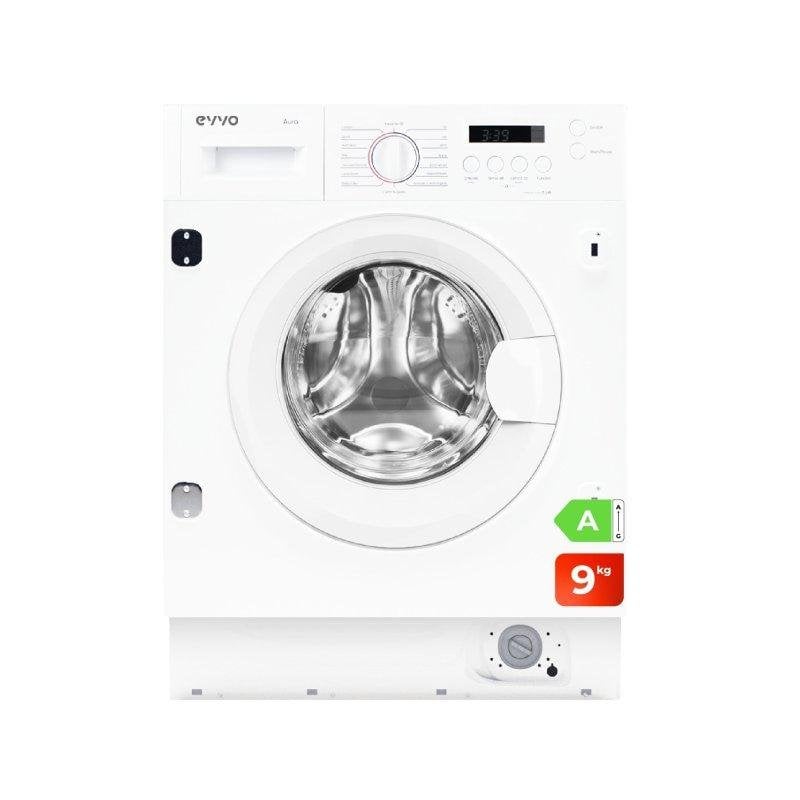 Lavadora Evvo Aura i9 Carga Frontal 9 Kg 1350 rpm A Blanca Integrable