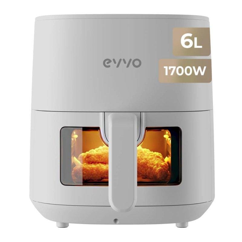 Freidora de Aire Evvo Tasty Fryer 6,5L 1700W con Tecnología Dual Cyclone