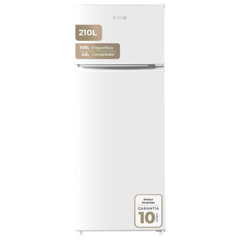 Frigorífico Combi Evvo F41 Inverter 141 cm 210 L E Blanco