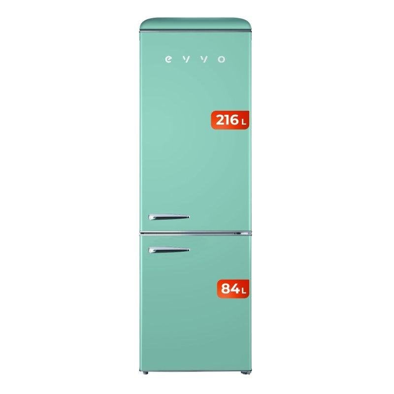 Frigorífico Combi Evvo F55G Defrost 192cm 300L E Verde Pastel