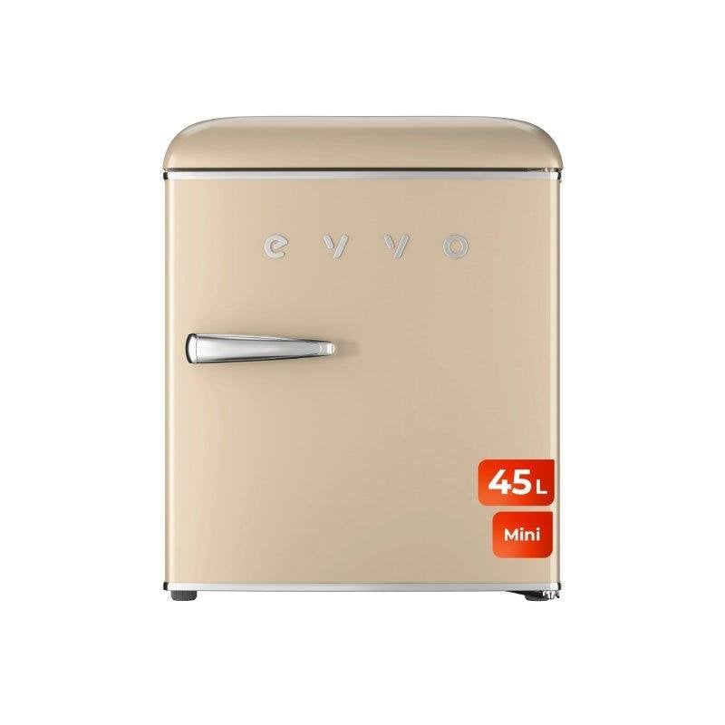 Frigorífico Mini Evvo F20BG Defrost 55cm 45L E Beige