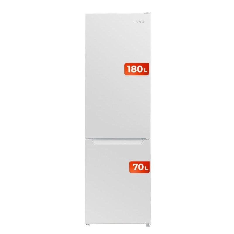 Frigorífico Combi Evvo Home F52 Total No Frost 180cm 250L E Blanco