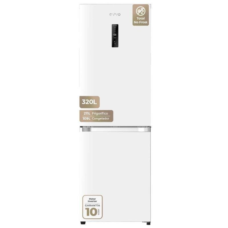 Frigorífico Combi Evvo F56 Total No Frost 180cm 320L D Blanco