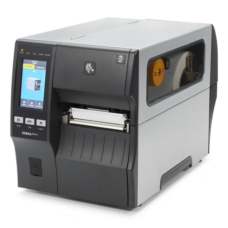 Imprimante thermique Zebra ZT411 Bluetooth Ethernet écran couleur transfert direct haute résolution