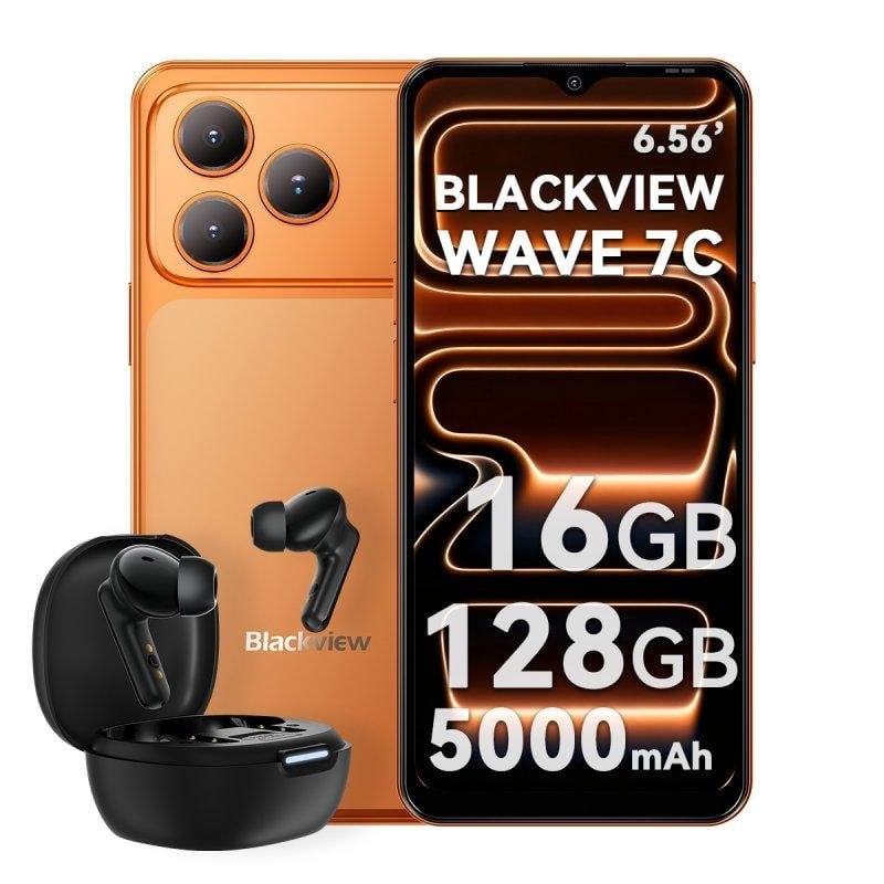 Blackview Wave 7C 4G 4GB 128GB Naranja 6,56" doble SIM