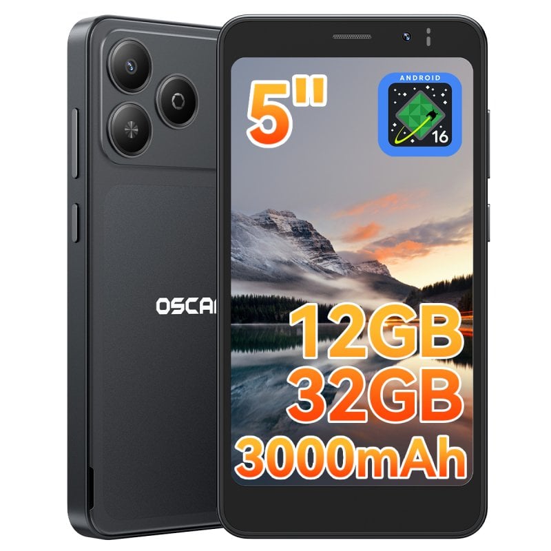 OSCAL Flat 3C Mini 4G 3GB 32GB 5" Negro