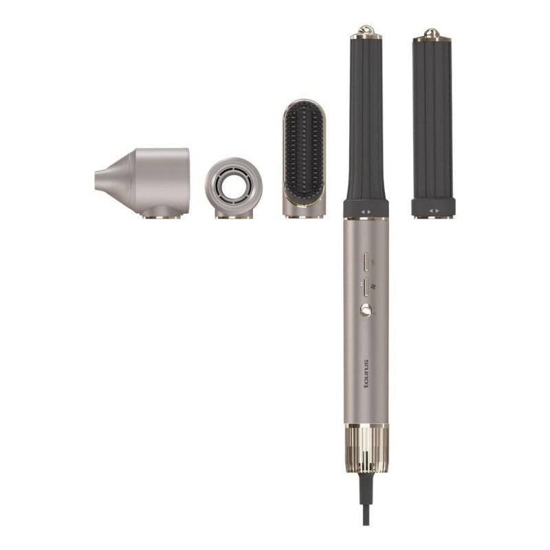 Multi-Haarstyler Taurus Airwave Digital Pro 1300W Ionen Coanda 12 Stufen 7 Zubehör Bronze