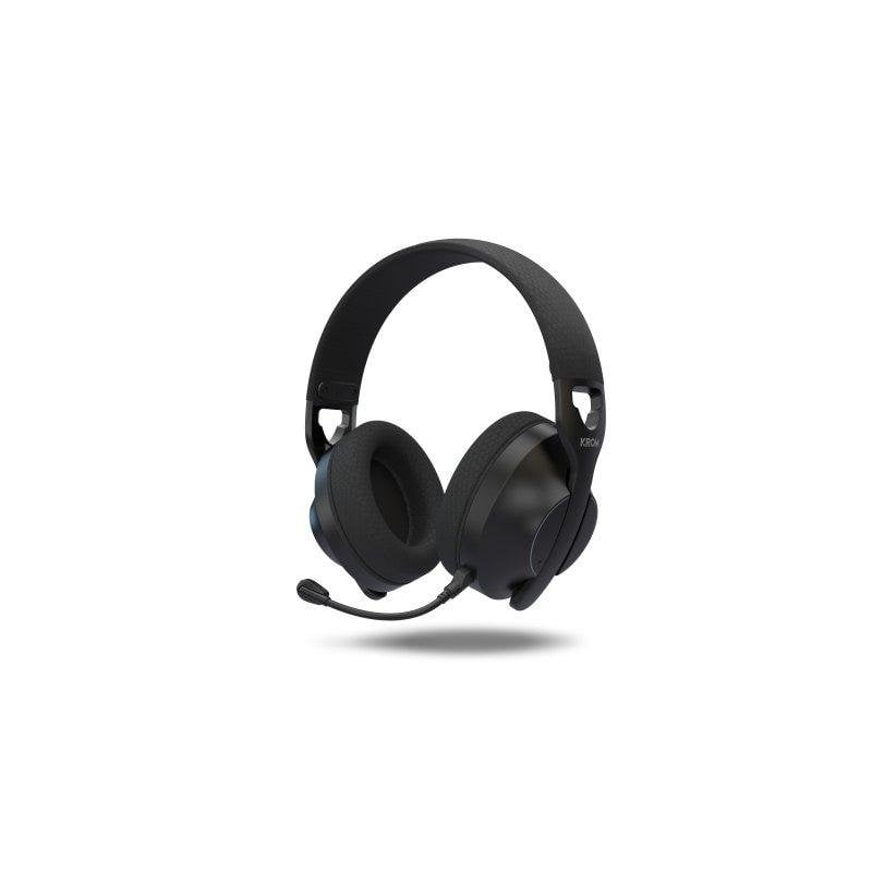 Auriculares Krom Phase inalámbricos Bluetooth 5.3 Gaming con micrófono negro