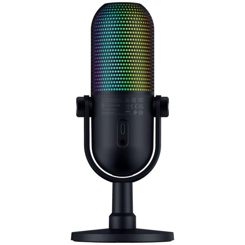 Microphone Razer Seiren V3 Chroma USB supercardioïde DSP 32 bits