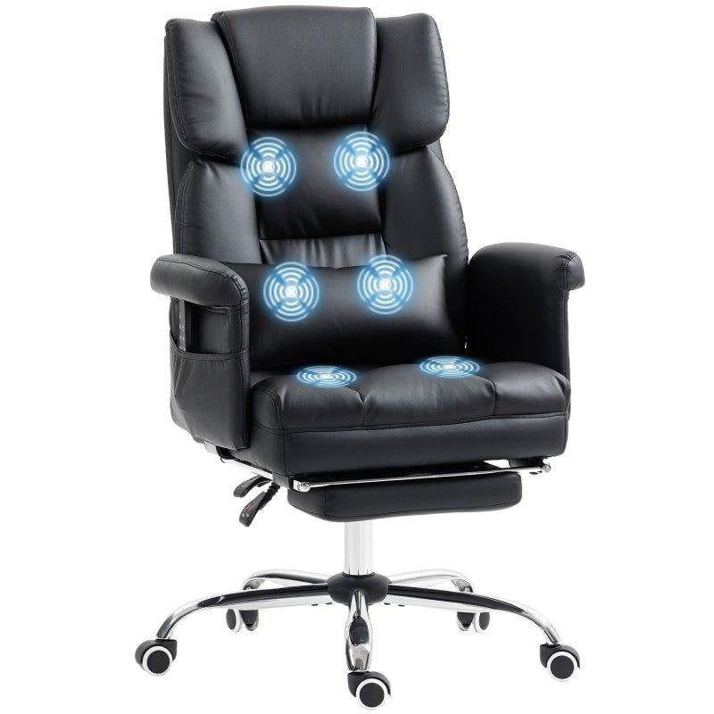 Cadeira Welltin 921-751V90BK Massagem Reposapés 155 deg