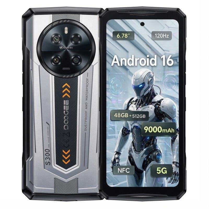 Doogee S300 5G 12GB 512GB 6.78" Argento