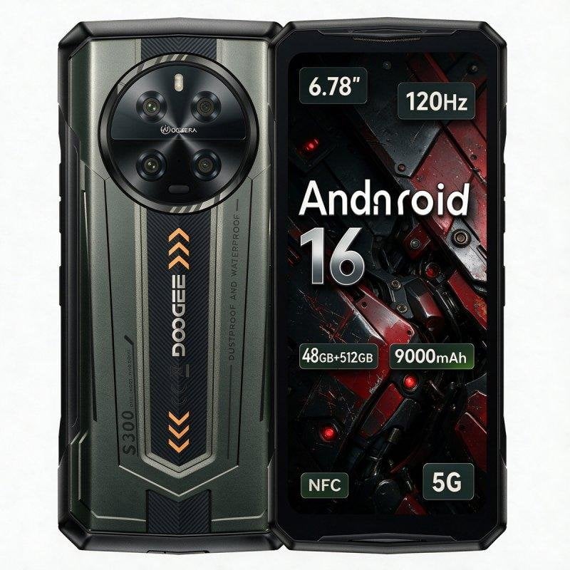 Doogee S300 5G 12GB 512GB 6.78" Giallo