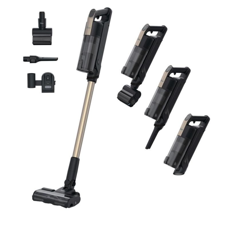 Aspirador sem Saco Hoover HF310P 400W 60 min HEPA 13 Preto Metálico