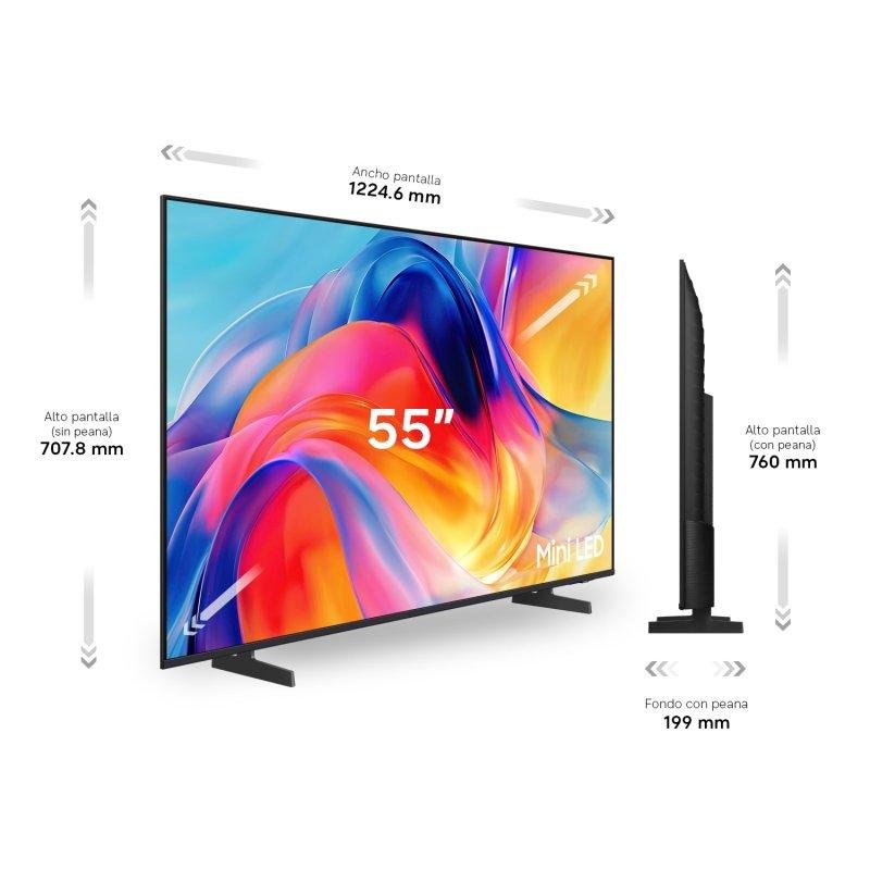 TV Samsung Mini LED TU55M73HAUXXC 55 4K UltraHD 120Hz Smart TV Tizen HDR10 Vision AI