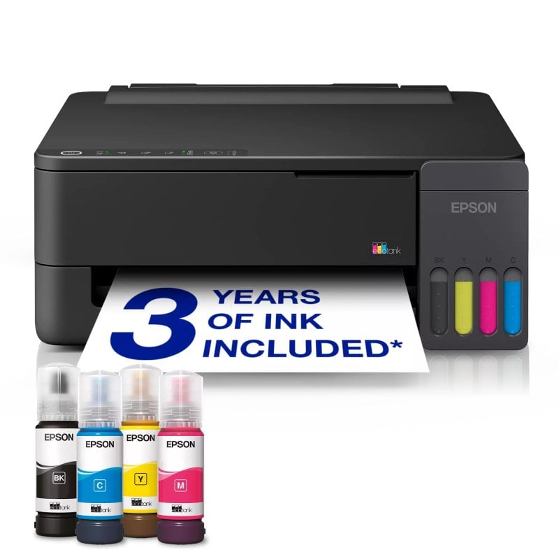 Multifunción Epson EcoTank ET-1910 Inkjet Color WiFi Impresión directa Negro