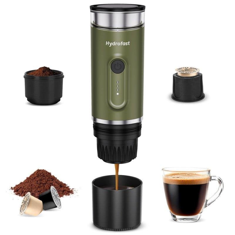 Tragbare Espresso-Kaffeemaschine Hydrofast PO-100 7800mAh 15 Bar kabellos