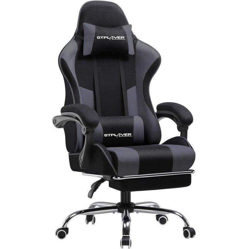 Sedia GTPLAYER Gaming Reposapiedi Massaggio Lombare