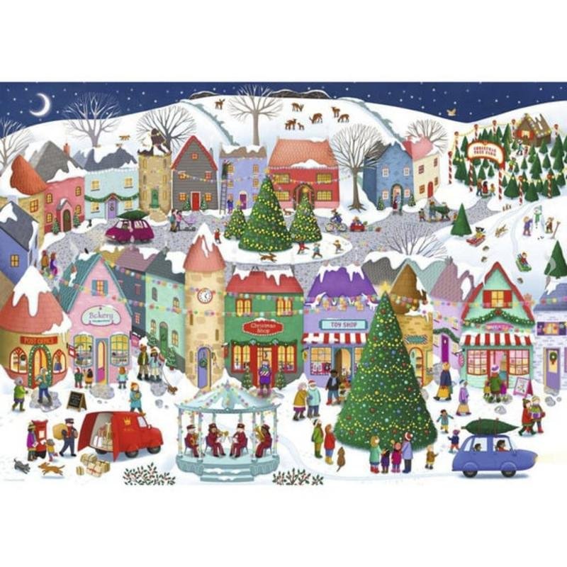 Puzzle Ravensburger Ville Noel Enchantee 1000 Pieces