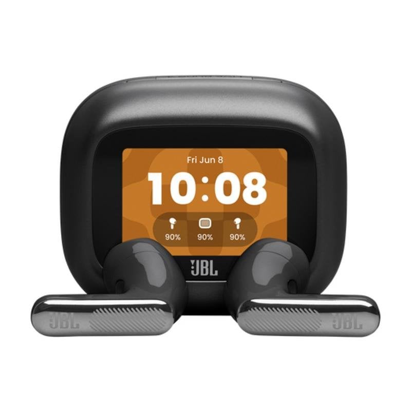 Auriculares JBL Live Flex 4 inalámbricos Bluetooth con Cancelación de Ruido, Micrófono y protección IP54, negros