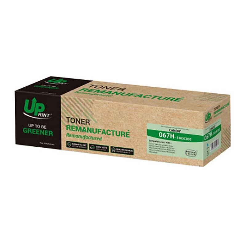 Toner Uprint compatible Canon 067H cyan Remplace 5105C0025101C002 Neuf - vue 3