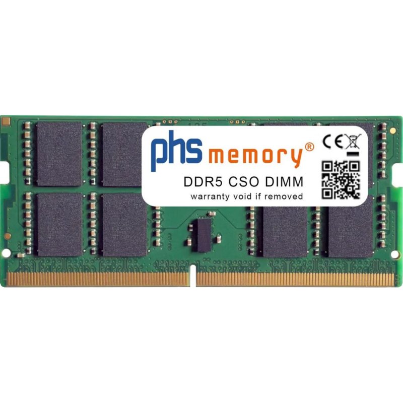 Memoria RAM PHS-memory HP OMEN MAX 32GB DDR5 6400MHz SO-DIMM 262 pines