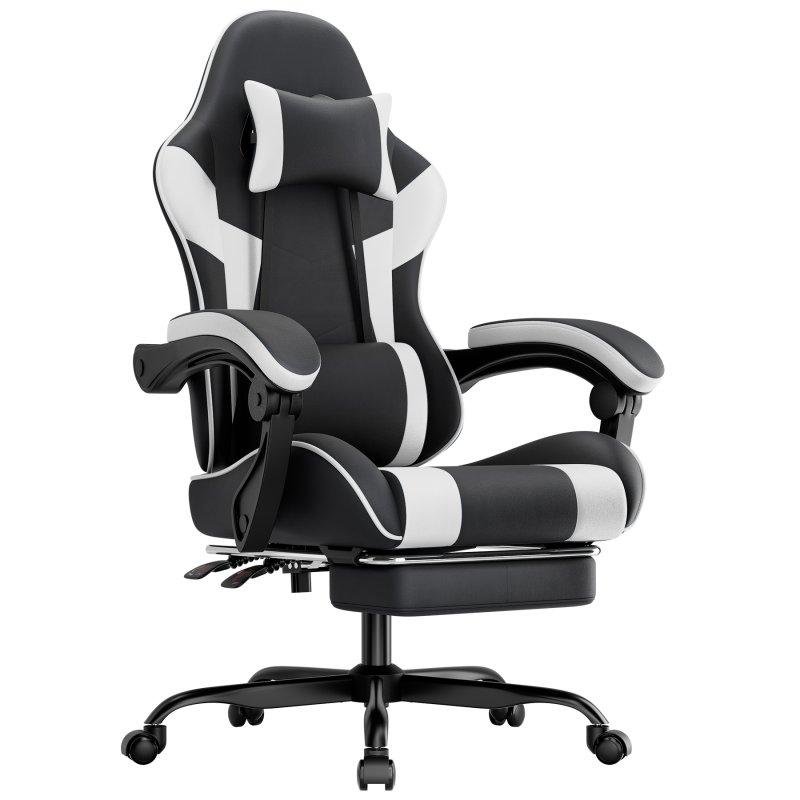Cadeira Gaming Rolipo W3298P445235 Ergonomica Suporte Lombar PU Respiravel
