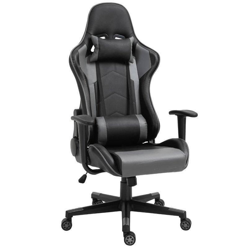 Sedia Gaming Ergonomica Rolipo 921-251 Cuoio Sintetico Nero