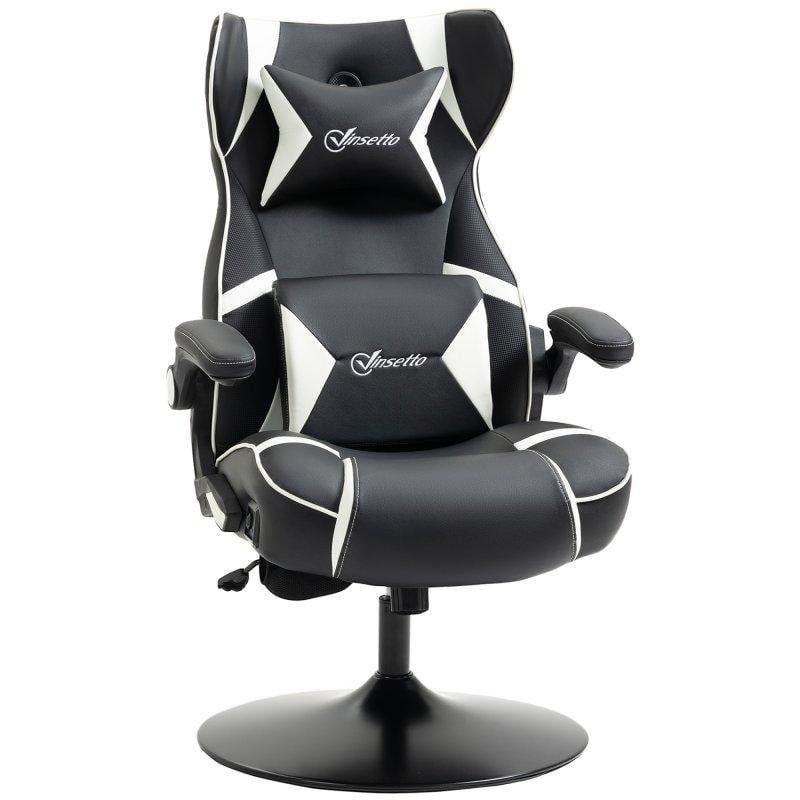 Sedia Gaming Ergonomica Rolipo 921-576WT Altoparlanti Bluetooth