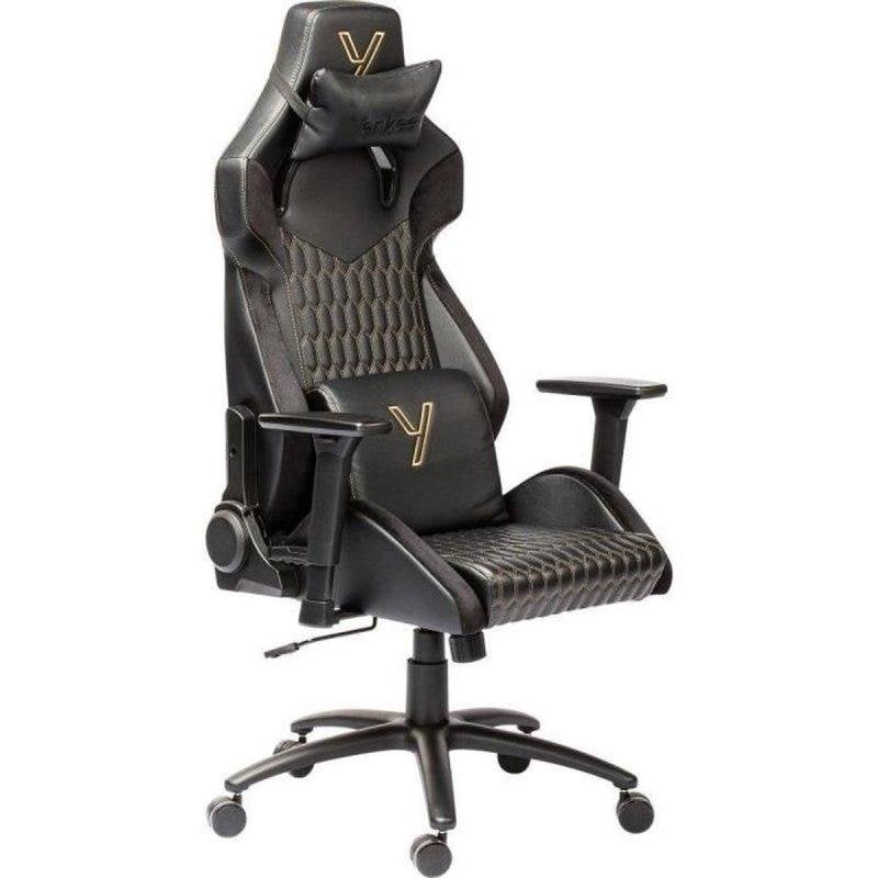 Siege gaming Yenkee Onyx YGC 110GD PU cuir mousse modelee accoudoirs 3D