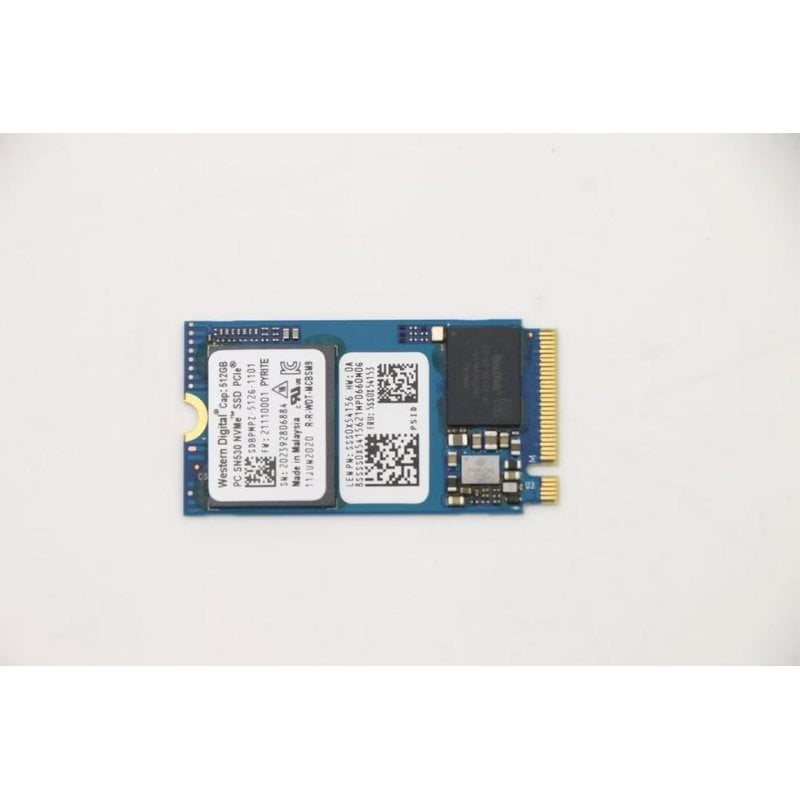 Disco Duro Lenovo 512 GB M.2 2242 SSD PCIe NVMe 24 meses garantía