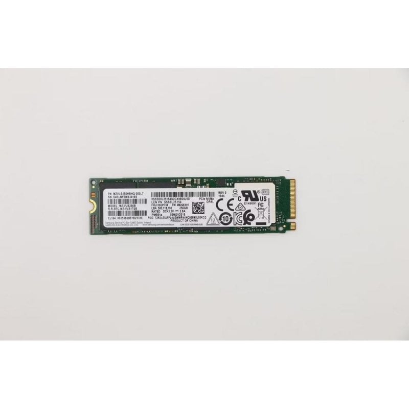 Disco Duro Lenovo 256GB M.2 SSD PCIe NVMe M.2 2280