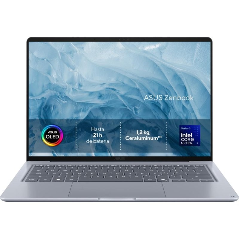 Portátil Asus Zenbook 14 OLED UX3480AA-U1004 14" Intel Core Ultra 7 355 16GB 512GB SSD Intel Graphics Sin Sistema Operativo