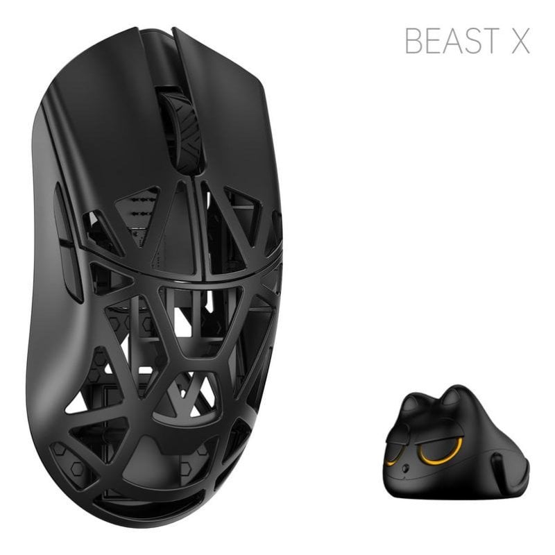 Mouse WLmouse MPRO-SHIXIN RF wireless 30000 DPI Nero ricaricabile