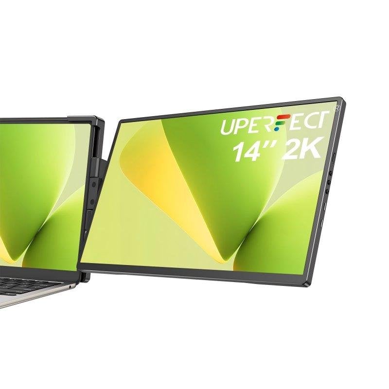 Monitor Uperfect 14" 2K QHD 60Hz IPS Doppelbildschirm Faltbar USB-C Mini HDMI