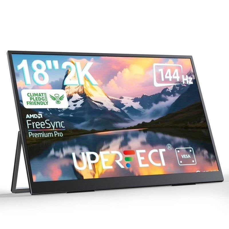Écran PC Uperfect 18" 2K 144Hz IPS HDR1000:1 USB-C HDMI VESA