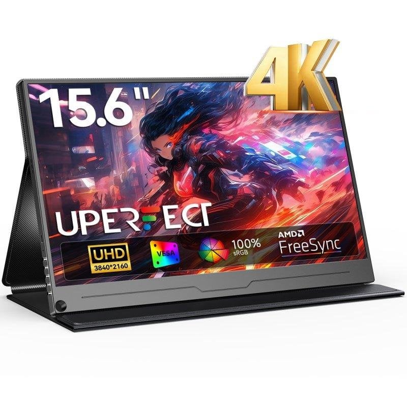 Monitor Uperfect 15.6" UltraHD 4K 60Hz IPS Tátil 10pt USB-C Alumínio