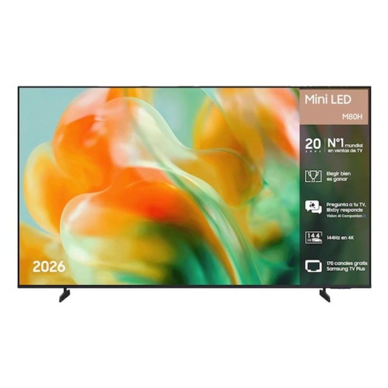 TV Samsung Mini LED TU65M80H 65" 4K UltraHD 144Hz Smart TV Tizen HDR10+ Vision AI