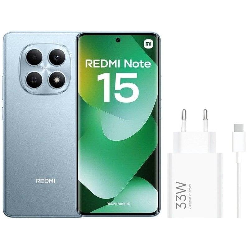 Xiaomi REDMI Note 15 4G 8GB 256GB 6.77" Azul Glaciar Incluye Cargador 33W