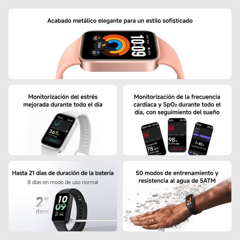 Xiaomi Smart Band 11 Active Pomelo Pink - Image 3