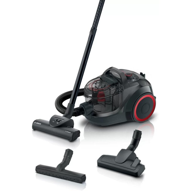 Beutelloser Staubsauger Bosch Serie 4 BGS21POW2 600W HEPA 13 2L Schwarz