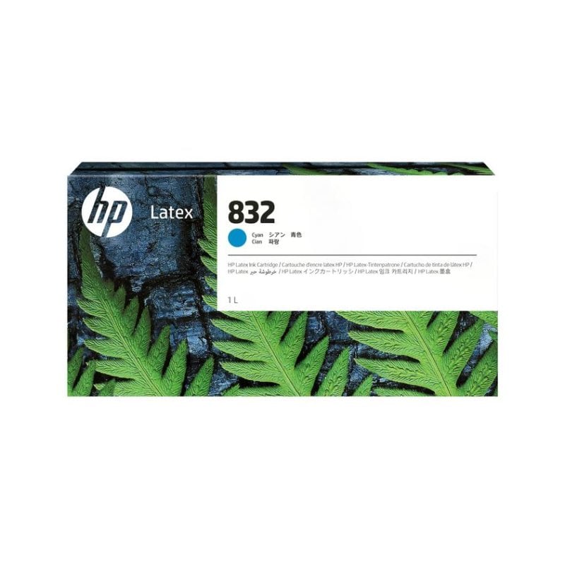 Cartucho de tinta HP Latex 832 Ciano 1 litro